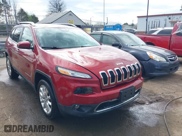 ✅ 2017 Jeep Cherokee Limited • VIN: 1C4PJMDS7HW500499 • Lot: 44571778. Listed on IAAI with 111,643 mi. Free auction sales archive from the USA and detailed vehicle history report at DreamBid. Image 1.