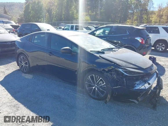 ✅ 2025 Toyota Prius LE • VIN: JTDADABU8S3029830 • Lot: 43400514. Listed on IAAI with 4,391 mi. Free auction sales archive from the USA and detailed vehicle history report at DreamBid. Image 1.
