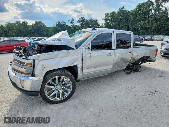 ✅ 2017 Chevrolet Silverado 1500 LT • VIN: 3GCUKREC0HG307033 • Lot: 56734476. Listed on Copart with Not provided. Free auction sales archive from the USA and detailed vehicle history report at DreamBid. Image 1.