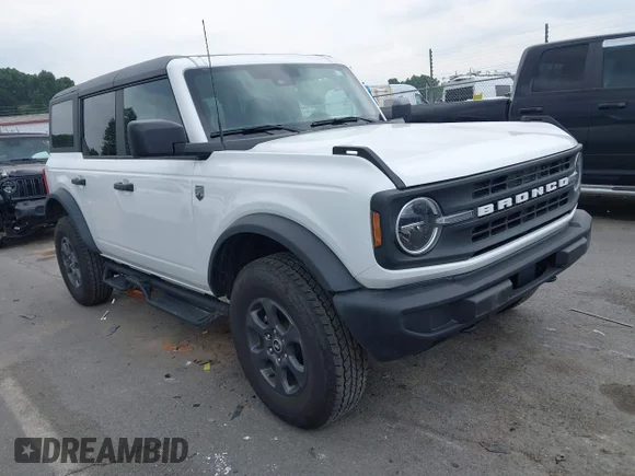 ✅ 2025 Ford Bronco Big Bend • VIN: 1FMDE7BH6SLB51596 • Лот: 45310344. Опубликован ранее на IAAI с пробегом 13 036 миль. Бесплатный доступ к архиву аукционных продаж из США и подробный отчёт об истории автомобиля на DreamBid. Изображение 1.