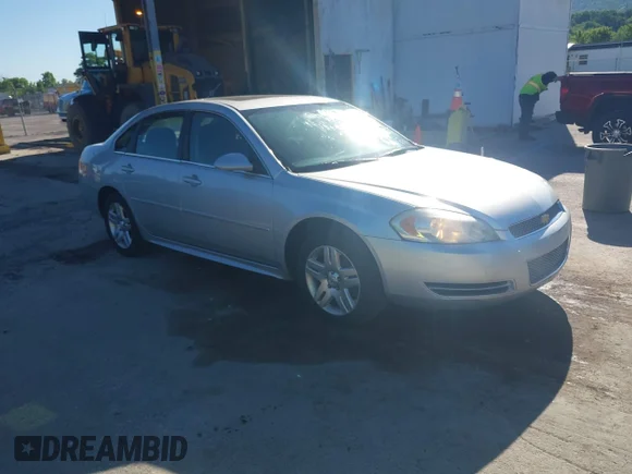 ✅ 2014 Chevrolet Impala LT • VIN: 2G1WB5E31E1116686 • Lot: 45431970. Listed on IAAI with 142,456 mi. Free auction sales archive from the USA and detailed vehicle history report at DreamBid. Image 1.