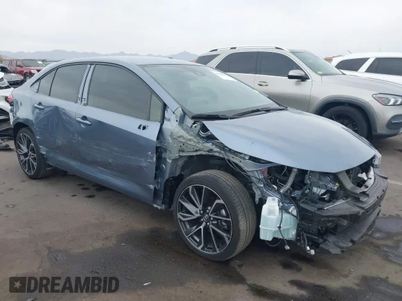 ✅ 2021 Toyota Corolla SE • VIN: JTDS4MCEXMJ060735 • Lot: 45025038. Listed on IAAI with 20,752 mi. Free auction sales archive from the USA and detailed vehicle history report at DreamBid. Image 1.