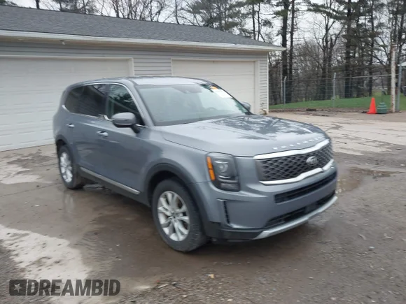 ✅ 2021 Kia Telluride LX • VIN: 5XYP24HC4MG111018 • Лот: 44705487. Опубликован ранее на IAAI с пробегом 103 610 миль. Бесплатный доступ к архиву аукционных продаж из США и подробный отчёт об истории автомобиля на DreamBid. Изображение 1.
