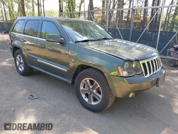 ✅ 2008 Jeep Grand Cherokee Limited • VIN: 1J8HR58268C220516 • Lot: 44869119. Listed on IAAI with 146,343 mi. Free auction sales archive from the USA and detailed vehicle history report at DreamBid. Image 1.