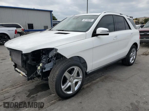 ✅ 2015 Mercedes-Benz M 250 • VIN: 4JGDA0EB8FA516646 • Lot: 46158283. Listed on Copart with 106,133 mi. Free auction sales archive from the USA and detailed vehicle history report at DreamBid. Image 1.