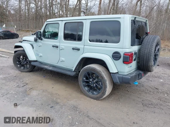 ✅ 2024 Jeep Wrangler Sahara • VIN: 1C4RJXP65RW255227 • Лот: 44717150. Опубліковано раніше на IAAI з пробігом 19 935 миль. Безкоштовний доступ до архіву аукціонних продажів зі США та докладний звіт про історію автомобіля на DreamBid. Зображення 3.
