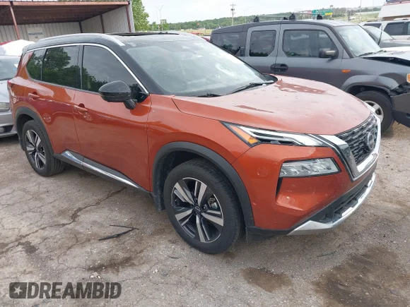 ✅ 2023 Nissan Rogue Platinum • VIN: JN8BT3DC4PW103455 • Лот: 42376361. Опубліковано раніше на IAAI з пробігом 54 191 миль. Безкоштовний доступ до архіву аукціонних продажів зі США та докладний звіт про історію автомобіля на DreamBid. Зображення 1.