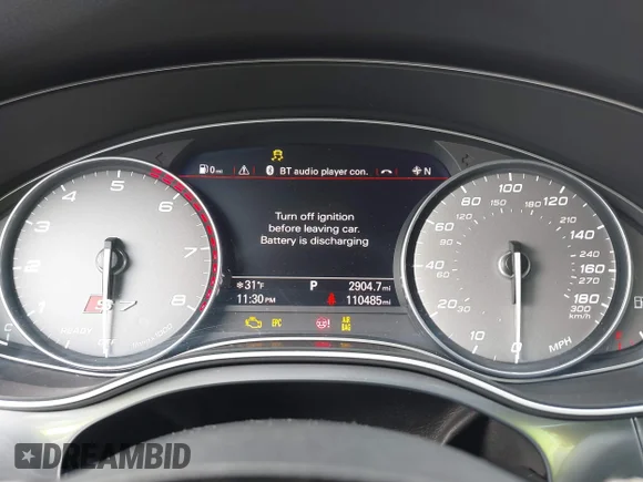 ✅ 2017 Audi S7 Premium Plus • VIN: WAUWFAFC0HN117279 • Lot: 41186771. Listed on IAAI with 110,485 mi. Free auction sales archive from the USA and detailed vehicle history report at DreamBid. Image 7.