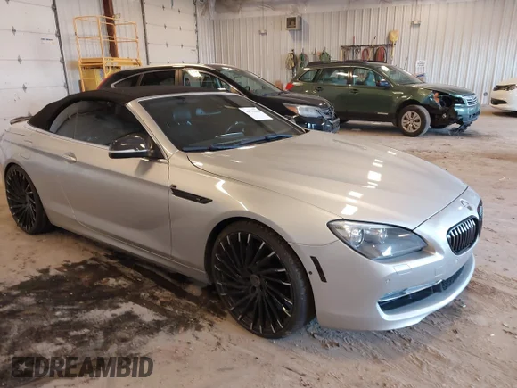 ✅ 2012 BMW 6 Series 650i • VIN: WBALZ3C55CDL70513 • Лот: 44731440. Опубликован ранее на IAAI с пробегом 104 505 миль. Бесплатный доступ к архиву аукционных продаж из США и подробный отчёт об истории автомобиля на DreamBid. Изображение 1.