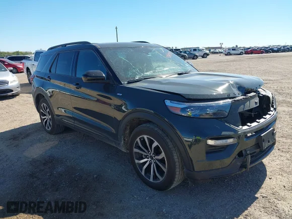 ✅ 2023 Ford Explorer ST-Line • VIN: 1FMSK7KH6PGC03552 • Lot: 43649083. Listed on IAAI with 57,322 mi. Free auction sales archive from the USA and detailed vehicle history report at DreamBid. Image 1.
