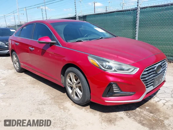 ✅ 2018 Hyundai Sonata SEL • VIN: 5NPE34AF4JH648565 • Lot: 45164042. Listed on IAAI with 137,992 mi. Free auction sales archive from the USA and detailed vehicle history report at DreamBid. Image 1.
