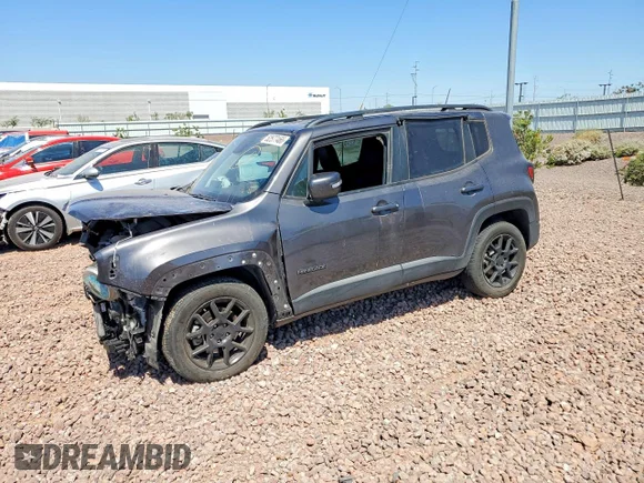 ✅ 2020 Jeep Renegade Altitude • VIN: ZACNJABB3LPL83905 • Лот: 52577466. Опубліковано раніше на Copart з пробігом 86 195 миль. Безкоштовний доступ до архіву аукціонних продажів зі США та докладний звіт про історію автомобіля на DreamBid. Зображення 1.