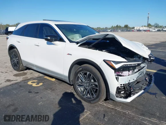✅ 2024 Acura ZDX w/A-Spec Package • VIN: 4W5KHMRK8RZ515787 • Lot: 43693746. Listed on IAAI with Not provided. Free auction sales archive from the USA and detailed vehicle history report at DreamBid. Image 1.