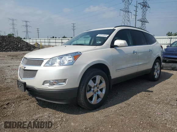 ✅ 2012 Chevrolet Traverse LTZ • VIN: 1GNKRLEDXCJ258298 • Lot: 64513345. Wystawiony na Copart z przebiegiem 107 329 mil. Bezpłatny archiwum sprzedaży aukcyjnych z USA i szczegółowy raport historii pojazdu na DreamBid. Zdjęcie 1.