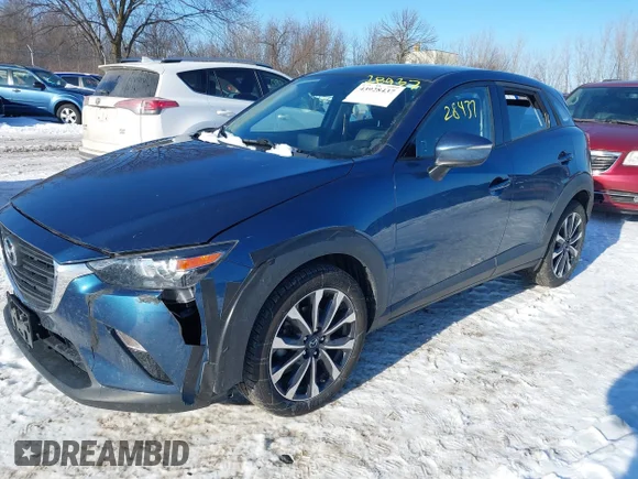 ✅ 2019 Mazda CX-3 Touring • VIN: JM1DKFC77K1457425 • Lot: 43928437. Listed on IAAI with 50,620 mi. Free auction sales archive from the USA and detailed vehicle history report at DreamBid. Image 2.