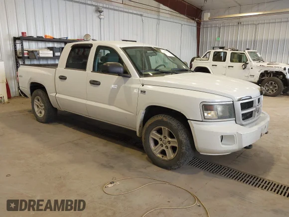✅ 2010 Dodge Dakota Bighorn/Lonestar • VIN: 1D7RW3GP8AS221111 • Лот: 43193522. Опубліковано раніше на IAAI з пробігом 125 162 миль. Безкоштовний доступ до архіву аукціонних продажів зі США та докладний звіт про історію автомобіля на DreamBid. Зображення 1.