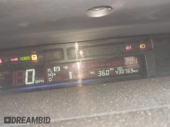 ✅ 2014 Toyota Prius Five • VIN: JTDZN3EU4EJ005225 • Lot: 43495043. Wystawiony na IAAI z przebiegiem 430 769 mil. Bezpłatny archiwum sprzedaży aukcyjnych z USA i szczegółowy raport historii pojazdu na DreamBid. Zdjęcie 7.