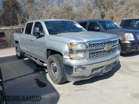 ✅ 2015 Chevrolet Silverado 1500 LT • VIN: 3GCPCREH6FG324728 • Lot: 44460060. Listed on IAAI with 147,461 mi. Free auction sales archive from the USA and detailed vehicle history report at DreamBid. Image 1.