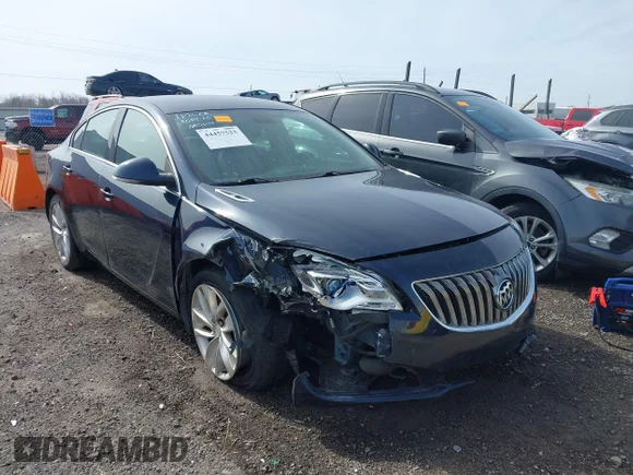 ✅ 2016 Buick Regal • VIN: 2G4GL5EX7G9116753 • Лот: 44457523. Опубликован ранее на IAAI с пробегом 102 363 миль. Бесплатный доступ к архиву аукционных продаж из США и подробный отчёт об истории автомобиля на DreamBid. Изображение 1.