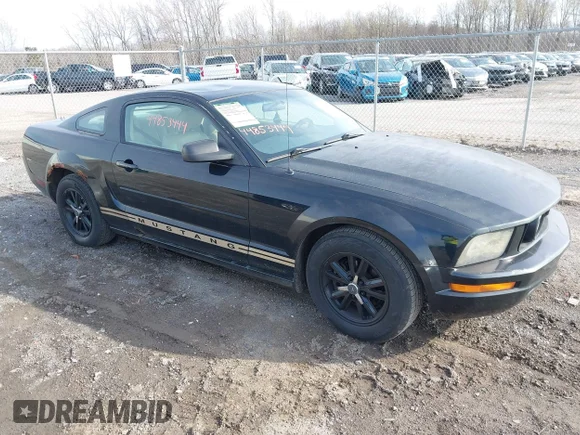✅ 2005 Ford Mustang Deluxe • VIN: 1ZVFT80N255202129 • Лот: 44853444. Опубликован ранее на IAAI с пробегом 174 497 миль. Бесплатный доступ к архиву аукционных продаж из США и подробный отчёт об истории автомобиля на DreamBid. Изображение 1.