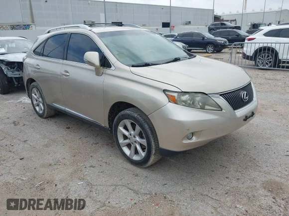 ✅ 2012 Lexus RX 350 • VIN: 2T2BK1BA9CC126300 • Lot: 45309086. Listed on IAAI with 120,357 mi. Free auction sales archive from the USA and detailed vehicle history report at DreamBid. Image 1.
