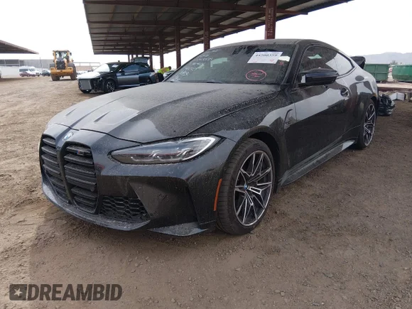 ✅ 2024 BMW M4 Competition xDrive • VIN: WBS43AZ05RCR53308 • Lot: 44500359. Listed on IAAI with Not provided. Free auction sales archive from the USA and detailed vehicle history report at DreamBid. Image 2.