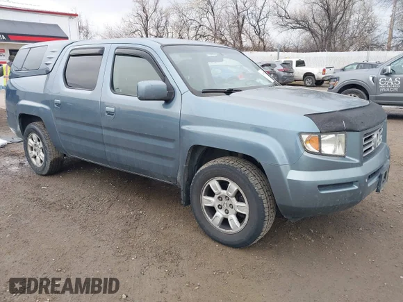 ✅ 2007 Honda Ridgeline RTS • VIN: 2HJYK16457H516059 • Lot: 44075682. Listed on IAAI with 193,920 mi. Free auction sales archive from the USA and detailed vehicle history report at DreamBid. Image 1.