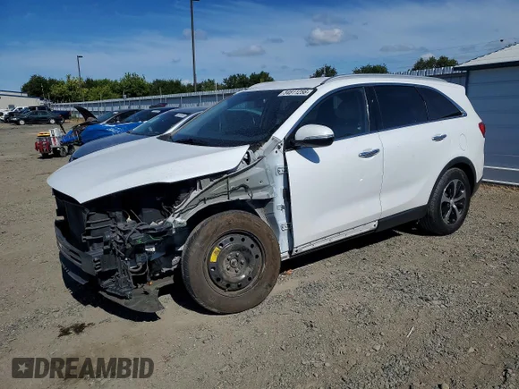 ✅ 2018 Kia Sorento EX • VIN: 5XYPH4A52JG340660 • Лот: 54811256. Опубликован ранее на Copart с пробегом 95 784 миль. Бесплатный доступ к архиву аукционных продаж из США и подробный отчёт об истории автомобиля на DreamBid. Изображение 1.