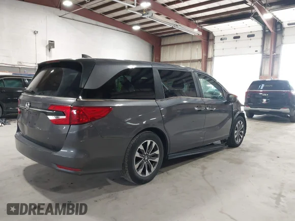 ✅ 2023 Honda Odyssey EX-L • VIN: 5FNRL6H68PB018364 • Lot: 45054234. Listed on IAAI with 47,224 mi. Free auction sales archive from the USA and detailed vehicle history report at DreamBid. Image 4.