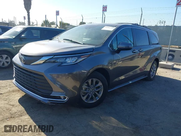 ✅ 2024 Toyota Sienna XLE • VIN: 5TDYSKFC8RS124909 • Lot: 45584719. Wystawiony na IAAI z przebiegiem 25 555 mil. Bezpłatny archiwum sprzedaży aukcyjnych z USA i szczegółowy raport historii pojazdu na DreamBid. Zdjęcie 2.