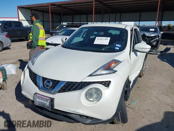 ✅ 2016 Nissan Juke SV • VIN: JN8AF5MR6GT603346 • Lot: 44583789. Wystawiony na IAAI z przebiegiem 140 245 mil. Bezpłatny archiwum sprzedaży aukcyjnych z USA i szczegółowy raport historii pojazdu na DreamBid. Zdjęcie 2.