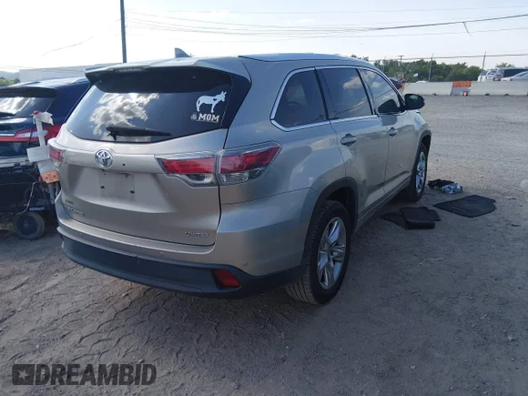 ✅ 2015 Toyota Highlander Limited • VIN: 5TDYKRFH9FS080838 • Лот: 45132897. Опубликован ранее на IAAI с пробегом 243 070 миль. Бесплатный доступ к архиву аукционных продаж из США и подробный отчёт об истории автомобиля на DreamBid. Изображение 4.
