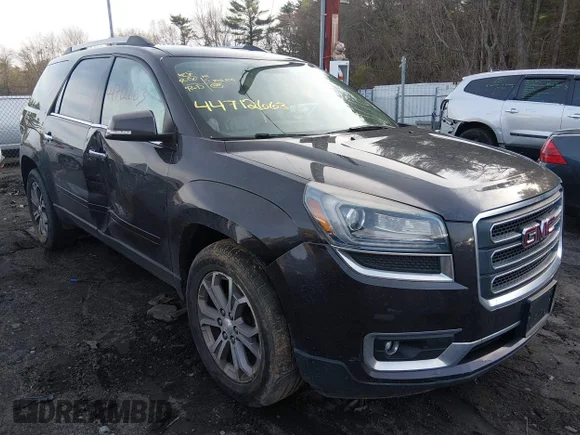 ✅ 2016 GMC Acadia SLT • VIN: 1GKKVRKD7GJ113757 • Лот: 44712663. Опубліковано раніше на IAAI з пробігом 106 100 миль. Безкоштовний доступ до архіву аукціонних продажів зі США та докладний звіт про історію автомобіля на DreamBid. Зображення 1.