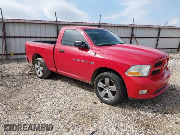 ✅ 2012 Ram 1500 Express • VIN: 3C6JD6AT5CG237191 • Лот: 44498968. Опубліковано раніше на IAAI з пробігом 158 733 миль. Безкоштовний доступ до архіву аукціонних продажів зі США та докладний звіт про історію автомобіля на DreamBid. Зображення 1.