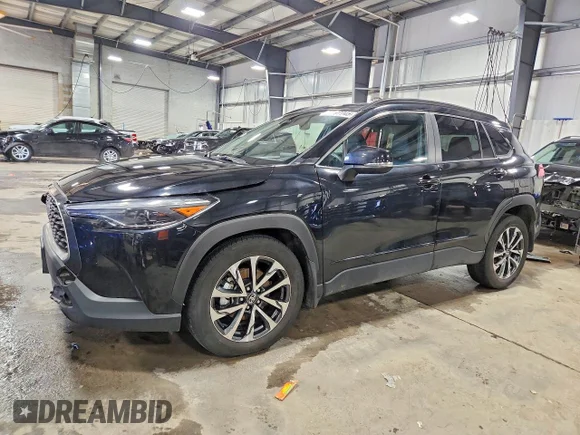 ✅ 2023 Toyota Corolla Cross XLE • VIN: 7MUDAABG6PV060389 • Lot: 75797745. Listed on Copart with 25,322 mi. Free auction sales archive from the USA and detailed vehicle history report at DreamBid. Image 1.