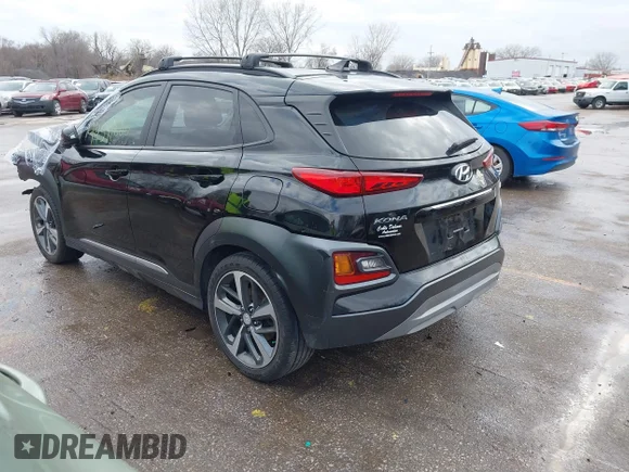 ✅ 2021 Hyundai Kona Limited • VIN: KM8K33A56MU628358 • Lot: 44541680. Wystawiony na IAAI z przebiegiem 60 152 mil. Bezpłatny archiwum sprzedaży aukcyjnych z USA i szczegółowy raport historii pojazdu na DreamBid. Zdjęcie 3.