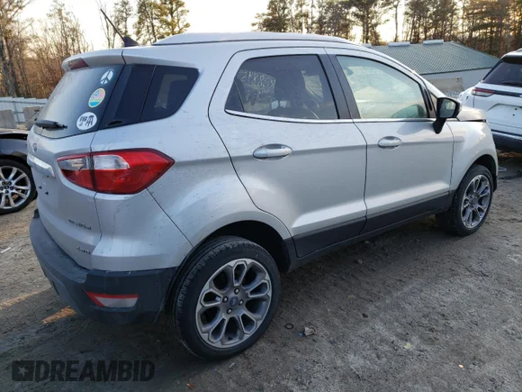 ✅ 2019 Ford EcoSport Titanium • VIN: MAJ6S3KL8KC279606 • Lot: 38388453. Wystawiony na Copart z przebiegiem 61 067 mil. Bezpłatny archiwum sprzedaży aukcyjnych z USA i szczegółowy raport historii pojazdu na DreamBid. Zdjęcie 3.