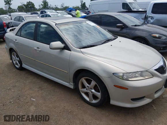✅ 2004 Mazda 6 i Sport VE • VIN: 1YVHP80C145N22579 • Лот: 45475974. Опубліковано раніше на IAAI з пробігом 187 082 миль. Безкоштовний доступ до архіву аукціонних продажів зі США та докладний звіт про історію автомобіля на DreamBid. Зображення 1.