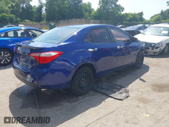 ✅ 2015 Toyota Corolla LE Plus • VIN: 2T1BURHE0FC437027 • Lot: 45524972. Listed on IAAI with 152,012 mi. Free auction sales archive from the USA and detailed vehicle history report at DreamBid. Image 4.
