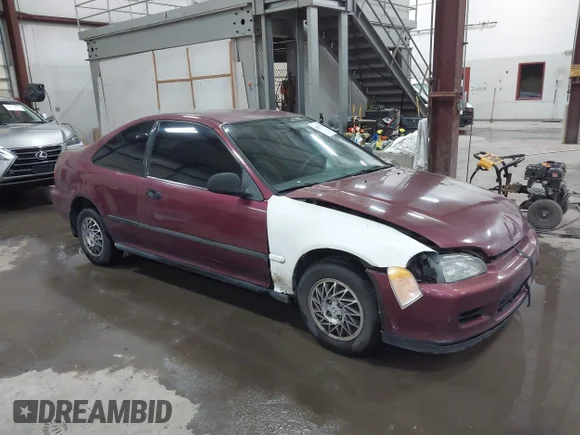 ✅ 1993 Honda Civic • VIN: 1HGEJ2147PL003827 • Lot: 44170938. Listed on IAAI with 206,281 mi. Free auction sales archive from the USA and detailed vehicle history report at DreamBid. Image 1.