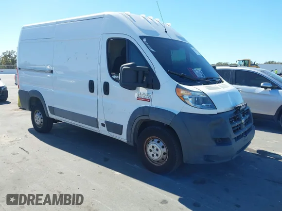 ✅ 2017 Ram ProMaster Cargo • VIN: 3C6TRVBG0HE531316 • Lot: 44366891. Listed on IAAI with 218,291 mi. Free auction sales archive from the USA and detailed vehicle history report at DreamBid. Image 1.