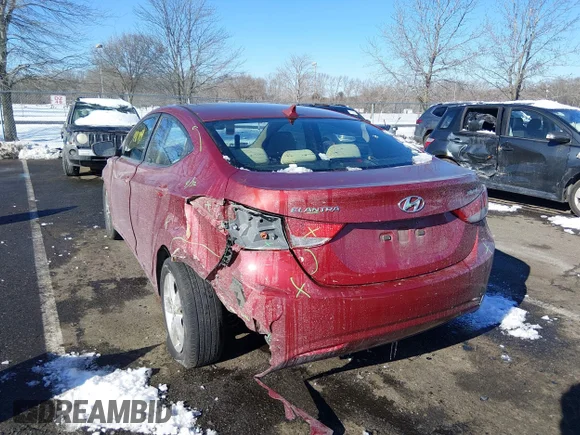 ✅ 2011 Hyundai Elantra GLS • VIN: KMHDH4AE6BU111803 • Lot: 44177958. Wystawiony na IAAI z przebiegiem 140 289 mil. Bezpłatny archiwum sprzedaży aukcyjnych z USA i szczegółowy raport historii pojazdu na DreamBid. Zdjęcie 3.