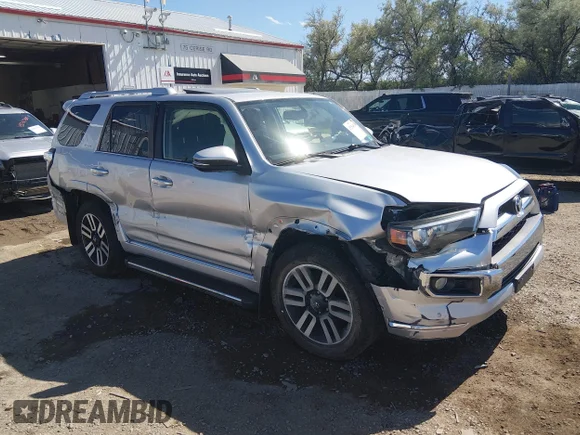 ✅ 2017 Toyota 4Runner SR5 Premium • VIN: JTEBU5JR8H5454935 • Lot: 45284638. Listed on IAAI with 102,354 mi. Free auction sales archive from the USA and detailed vehicle history report at DreamBid. Image 1.