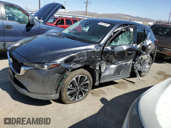 ✅ 2022 Mazda CX-5 S Premium • VIN: JM3KFBDM6N1523936 • Lot: 44473593. Listed on Copart with 10,066 mi. Free auction sales archive from the USA and detailed vehicle history report at DreamBid. Image 1.