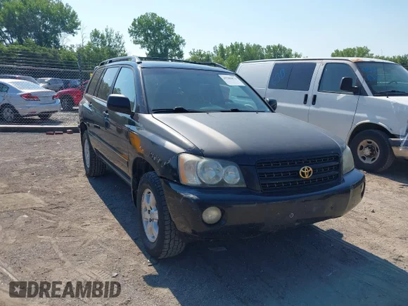 ✅ 2001 Toyota Highlander • VIN: JTEHF21A410015733 • Lot: 45588874. Wystawiony na IAAI z przebiegiem 255 094 mil. Bezpłatny archiwum sprzedaży aukcyjnych z USA i szczegółowy raport historii pojazdu na DreamBid. Zdjęcie 1.