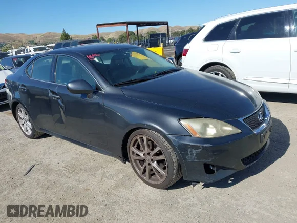 ✅ 2008 Lexus IS 250 • VIN: JTHBK262185055447 • Lot: 45165028. Listed on IAAI with 260,513 mi. Free auction sales archive from the USA and detailed vehicle history report at DreamBid. Image 1.