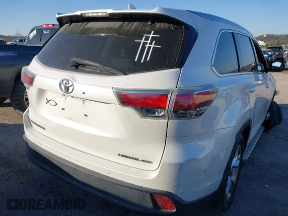 ✅ 2014 Toyota Highlander Limited Platinum • VIN: 5TDDKRFH4ES057464 • Лот: 44185810. Опубліковано раніше на IAAI з пробігом 172 552 миль. Безкоштовний доступ до архіву аукціонних продажів зі США та докладний звіт про історію автомобіля на DreamBid. Зображення 4.