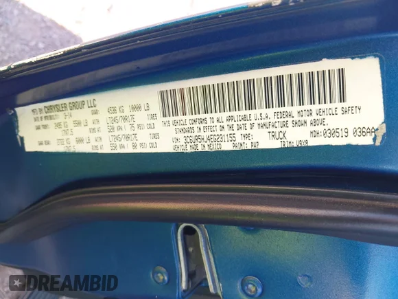 ✅ 2014 Ram 2500 Tradesman • VIN: 3C6UR5HJ4EG231155 • Лот: 41659436. Опубликован ранее на IAAI с пробегом 226 847 миль. Бесплатный доступ к архиву аукционных продаж из США и подробный отчёт об истории автомобиля на DreamBid. Изображение 9.
