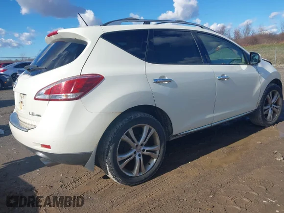 ✅ 2011 Nissan Murano SV • VIN: JN8AZ1MW6BW187943 • Lot: 43602888. Wystawiony na IAAI z przebiegiem 153 118 mil. Bezpłatny archiwum sprzedaży aukcyjnych z USA i szczegółowy raport historii pojazdu na DreamBid. Zdjęcie 4.