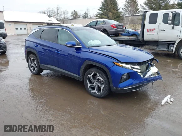 ✅ 2024 Hyundai Tucson Limited • VIN: 5NMJECDE4RH326829 • Lot: 44460878. Listed on IAAI with 30,085 mi. Free auction sales archive from the USA and detailed vehicle history report at DreamBid. Image 1.